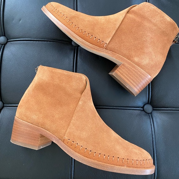 New Soludos suede ankle boots 5.5/ sincerelyjules - Picture 6 of 6